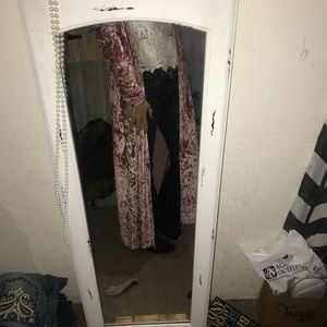 Crazy Train Pink Velvet Long Sleeve Coverup